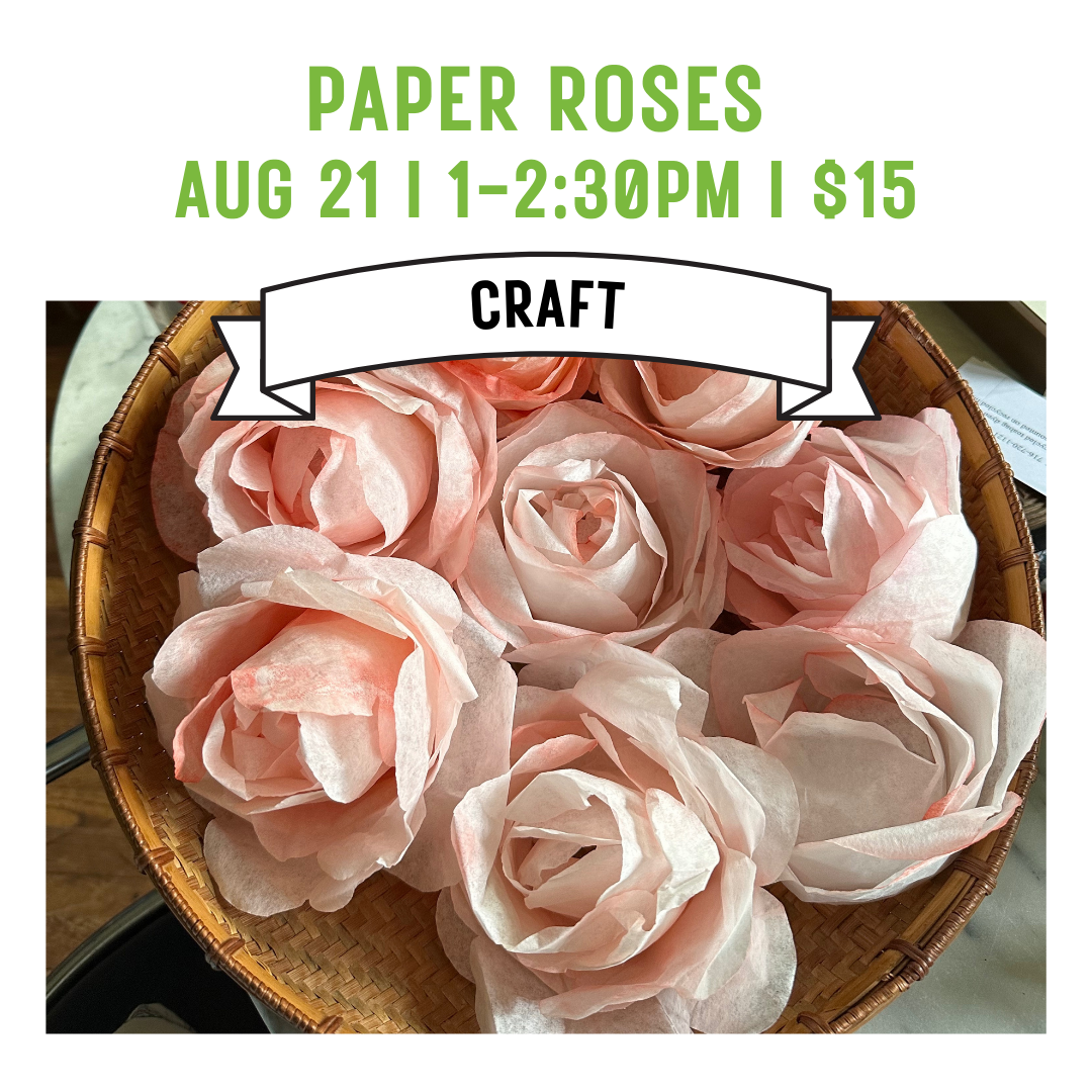 Paper Roses - Pearl City Clay House